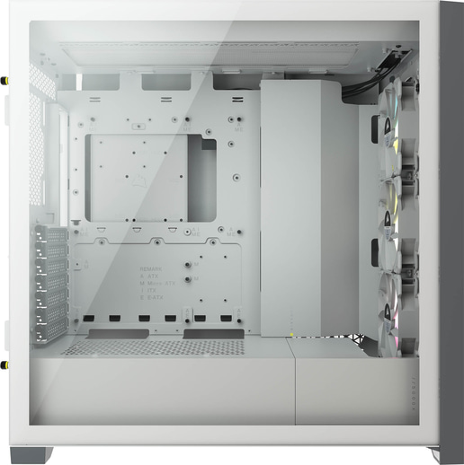 Corsair iCUE 5000X RGB Mid Tower Gaming Case - White 