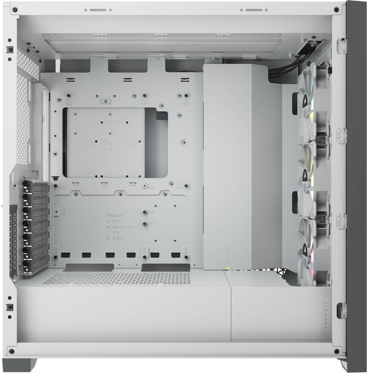 Corsair iCUE 5000X RGB Mid Tower Gaming Case - White 