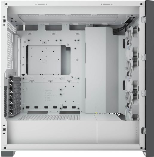 Corsair iCUE 5000X RGB Mid Tower Gaming Case - White 