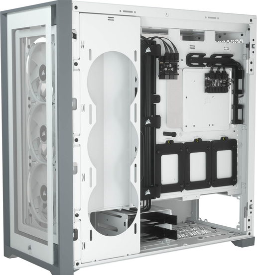 Corsair iCUE 5000X RGB Mid Tower Gaming Case - White 