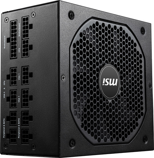 MSI MPG A650GF 650W Modular Power Supply 80 Plus Gold