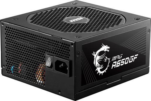 MSI MPG A650GF 650W Modular Power Supply 80 Plus Gold