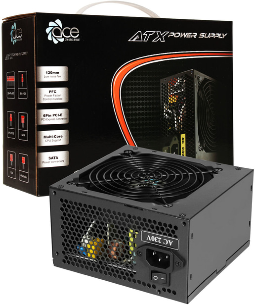 Ace BR Black 500W Power Supply