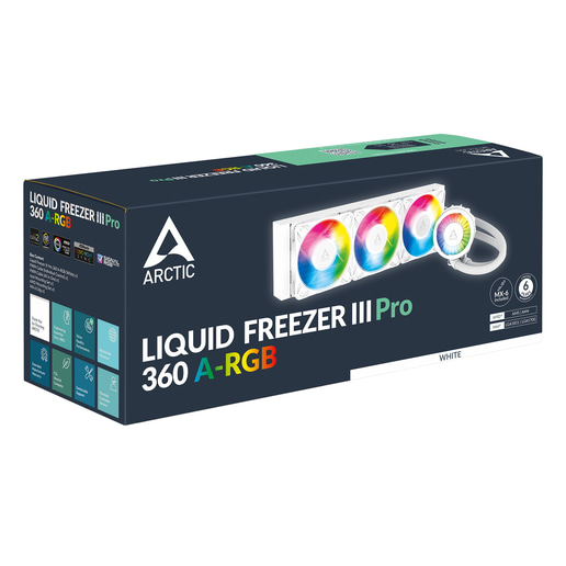 Arctic Liquid Freezer III Pro 360 A-RGB (White) Multi Compatible Arctic Liquid Freezer III Pro 360 A-RGB (White) Multi Compatible