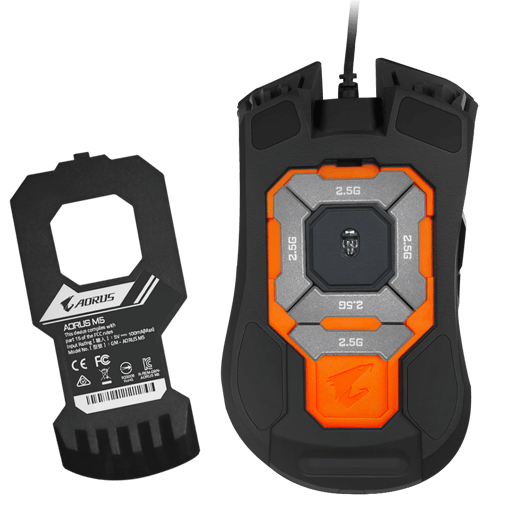 Gigabyte AORUS M5 USB Gaming Mouse with RGB Fusion Support