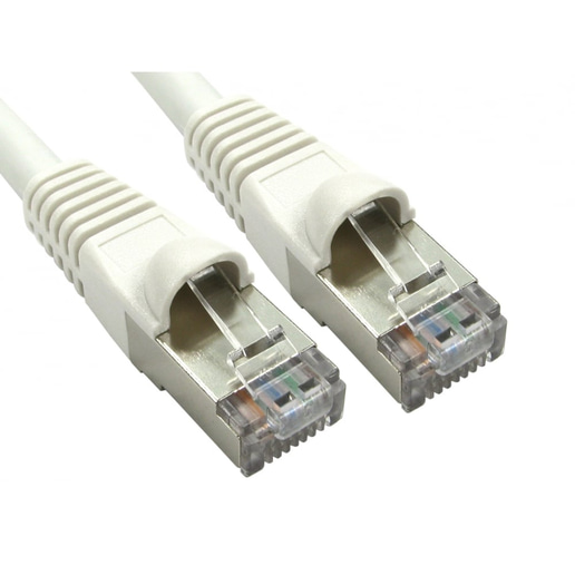 Cables Direct 0.25m CAT6A Patch Cable (White)