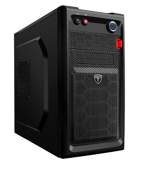 AvP Viper Mini Tower Gaming Case - Black 500W  Power Supply