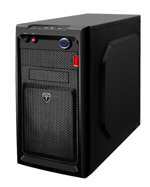 AvP Viper Mini Tower Gaming Case - Black 500W  Power Supply