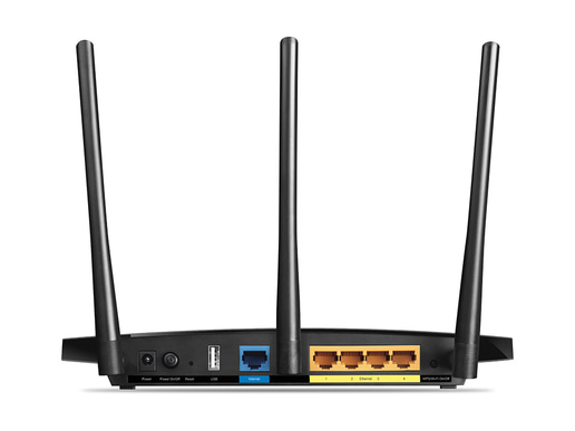 TP-Link Archer C1200 AC1200 867Mbps (5GHz) 300Mbps (2.4GHz) Dual Band Wireless Gigabit Router Black (V1.0)