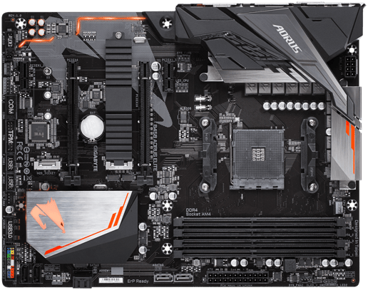 Gigabyte B450 AORUS ELITE ATX Motherboard for AMD AM4 CPUs