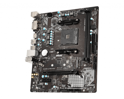 MSI B450M-A PRO MAX mATX Motherboard for AMD AM4 CPUs