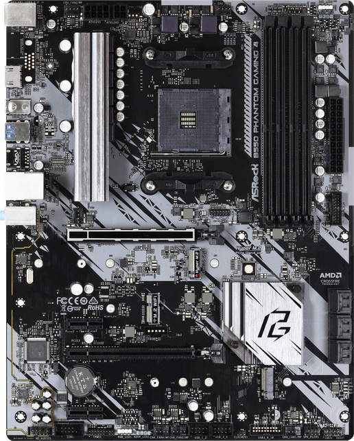 ASRock B550 Phantom Gaming 4 ATX Motherboard for AMD AM4 CPUs