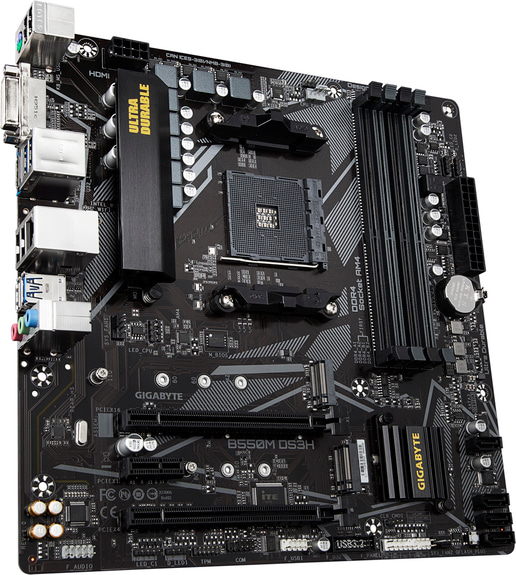 Gigabyte B550M DS3H mATX Motherboard for AMD Socket AM4 CPUs