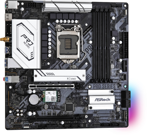 ASRock B560M Pro4/ac mATX Motherboard for Intel LGA1200 CPUs
