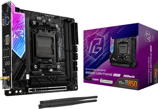 ASRock B850I Lightning WiFi ITX Motherboard for AMD AM5 CPUs