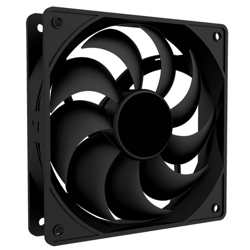 Generic 120mm Chassis Fan in Black with 4-pin Molex Connector