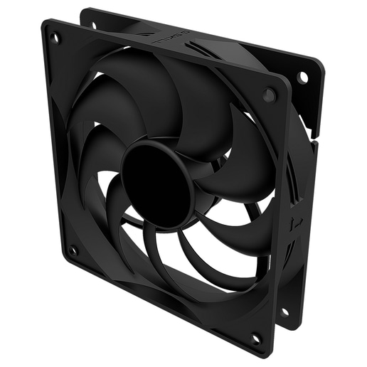 Generic 120mm Chassis Fan in Black with 4-pin Molex Connector