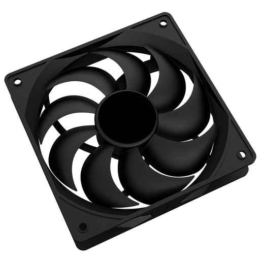 Generic 120mm Chassis Fan in Black with 4-pin Molex Connector