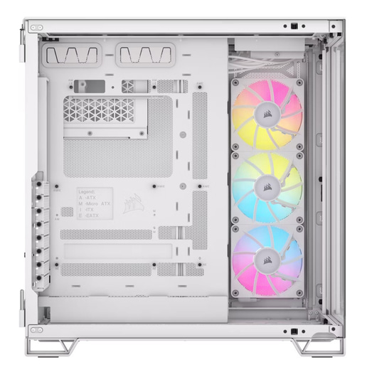 Corsair iCUE LINK 6500X RGB Mid Tower Gaming Case - White 