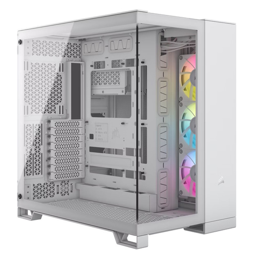 Corsair iCUE LINK 6500X RGB Mid Tower Gaming Case - White 