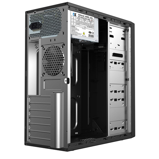 CiT Classic Midi Mid Tower Case - Black 