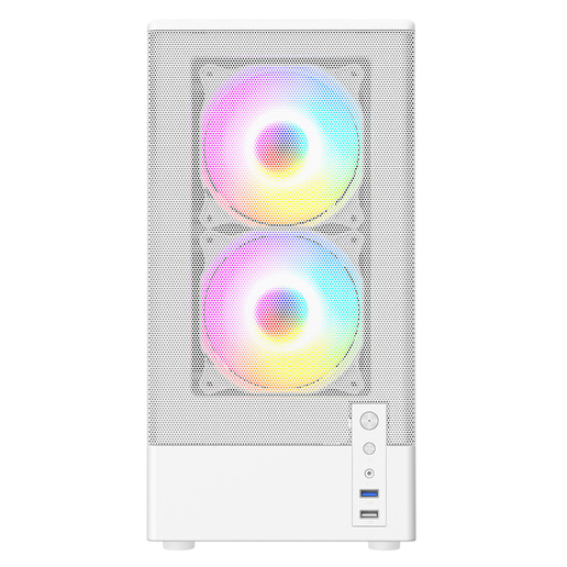 CiT F3 Mid Tower Gaming Case - White 