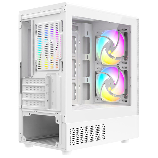 CiT F3 Mid Tower Gaming Case - White 
