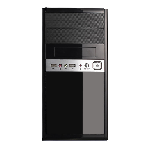 CiT 1016 Mid Tower Case - Black 500W  Power Supply