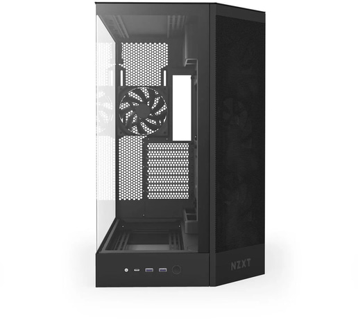 NZXT H9 Flow Mid Tower Gaming Case - Black 