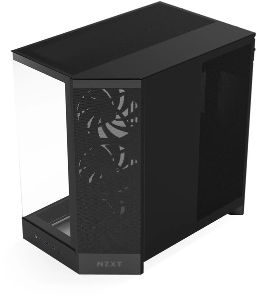 NZXT H9 Flow Mid Tower Gaming Case - Black 