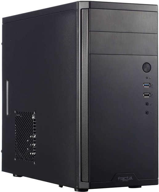 Fractal Core 1100 Mid Tower Case - Black 