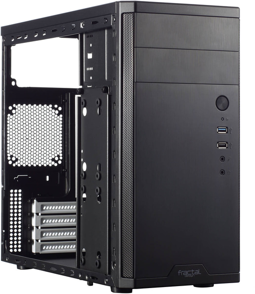 Fractal Core 1100 Mid Tower Case - Black 