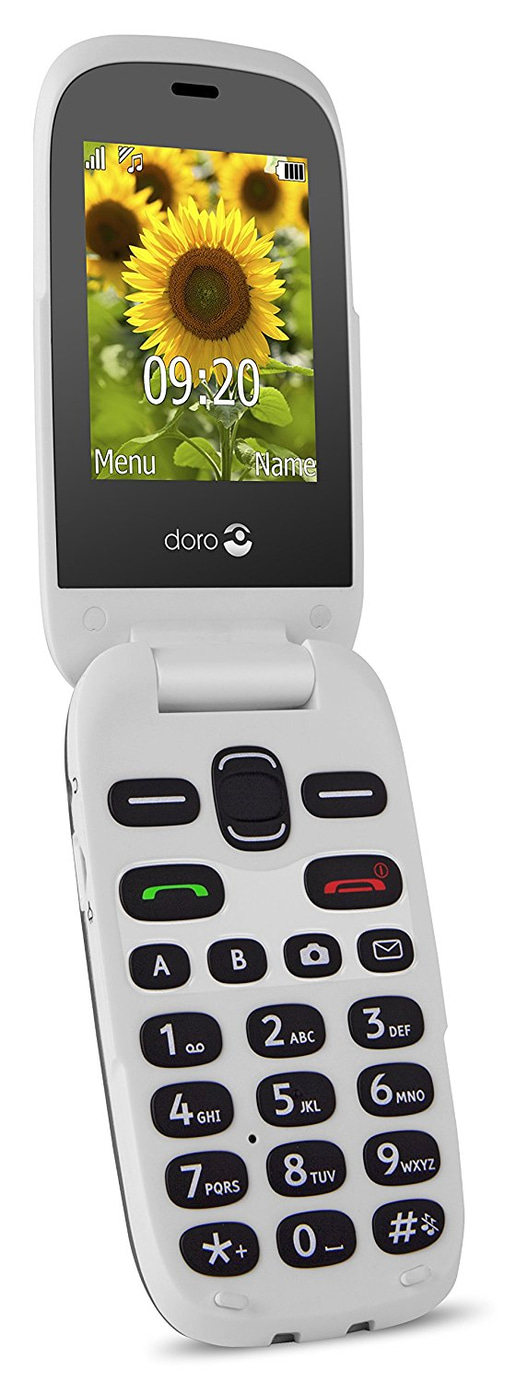 Doro Easy 6030 (2.4 inch) Mobile Phone (Graphite, White)