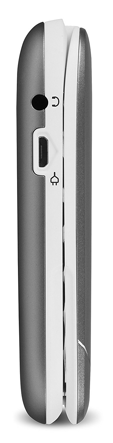 Doro Easy 6030 (2.4 inch) Mobile Phone (Graphite, White)