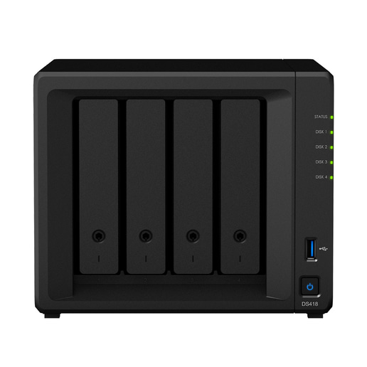 Synology DS418 4-Bay Desktop NAS Enclosure