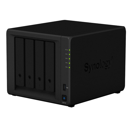 Synology DS418 4-Bay Desktop NAS Enclosure