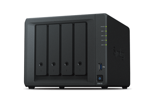 Synology DS418 4-Bay Desktop NAS Enclosure