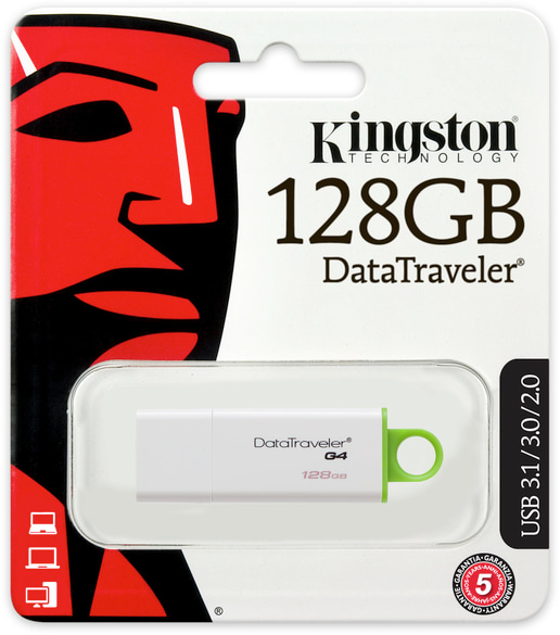 Kingston DataTraveler G4 128GB White 