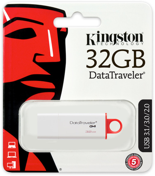 Kingston DataTraveler G4 32GB USB 3.0 Flash Stick Pen Memory Drive 