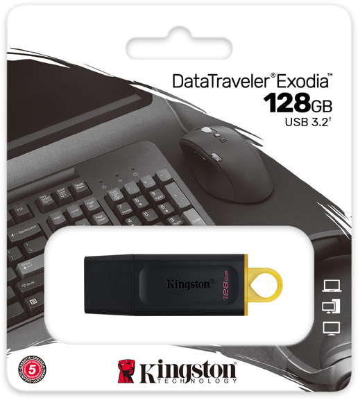 128GB Kingston DataTraveler Exodia USB 3.0 Flash Drive