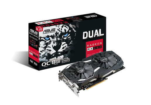 ASUS Radeon RX 580 Dual 8GB Graphics Card
