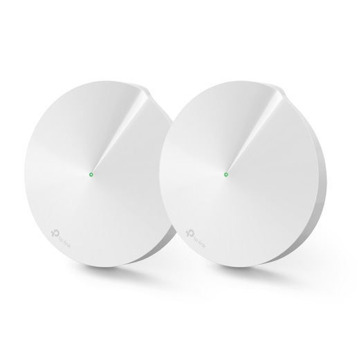 TP-Link Deco M9 Plus Whole Home Mesh Wi-Fi AC2200 System LAN/WAN/USB (White) 2 Pack