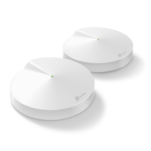 TP-Link Deco M9 Plus Whole Home Mesh Wi-Fi AC2200 System LAN/WAN/USB (White) 2 Pack