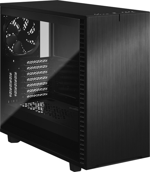 Fractal Define 7 Dark TG Mid Tower Gaming Case - Black 