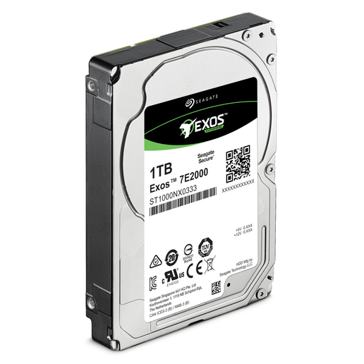 Seagate Exos 7E2000 1TB SATA III 2.5" Hard Drive - 7200RPM, 128MB Cache