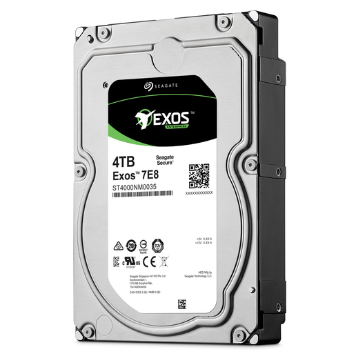 Seagate Exos 7E8 4TB SATA III 3.5" Hard Drive - 7200RPM, 128MB