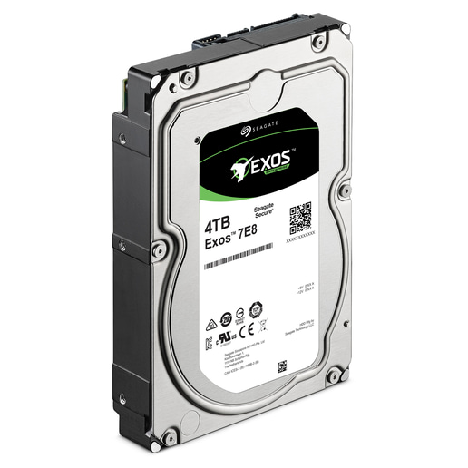 Seagate Exos 7E8 4TB SAS 12Gb/s 3.5" Hard Drive - 7200RPM, 128MB