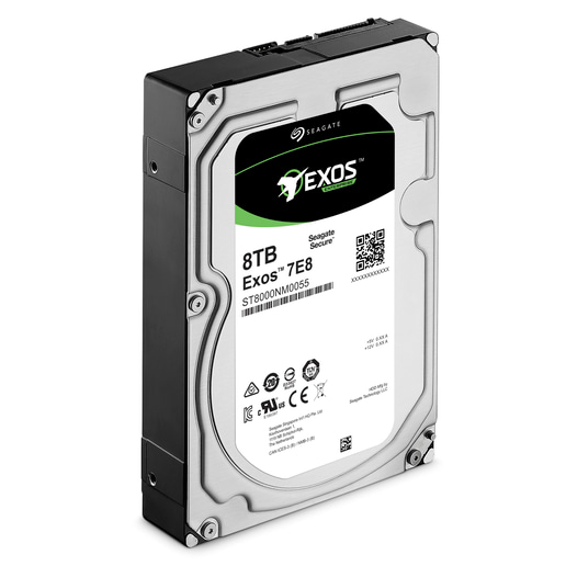 Seagate Exos 7E8 8TB SATA III 3.5" Hard Drive - 7200RPM, 256MB