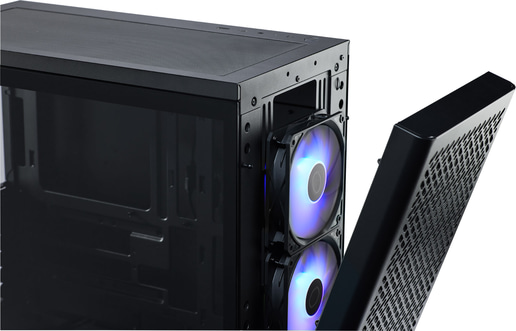 Cooler Master Elite 502 Mid Tower Case - Black 