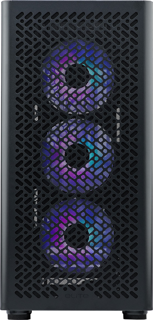 Cooler Master Elite 502 Mid Tower Case - Black 